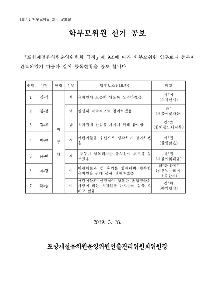 학부모위원 선거 공보001